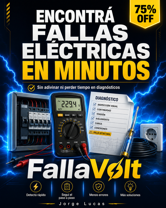 FallaVolt ⚡ Encontrá fallas eléctricas más rápido y sin adivinar