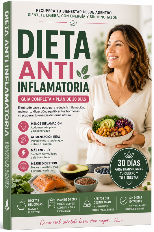 Dieta anti inflamatoria - plan de 30 días